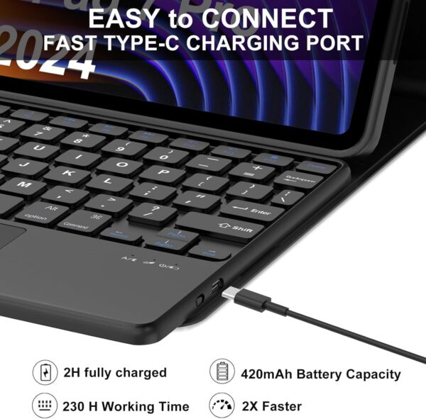 کیف کیبورد دار تبلت pad 7 / pad 7 pro