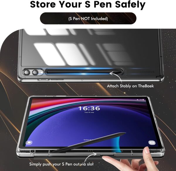 کیف اسمارت شفاف تبلت Galaxy Tab S10 / S10 FE
