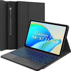 کیف کیبورد دار تبلت Galaxy Tab S8 / S7