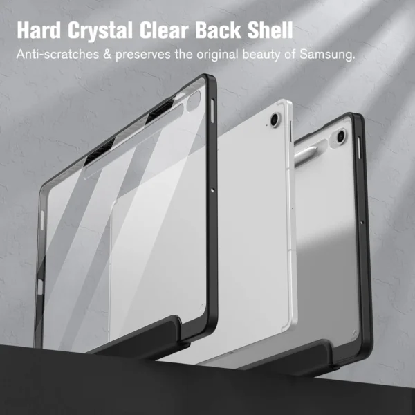 کیف اسمارت شفاف EVO تبلت Galaxy Tab S10 FE plus کیف اسمارت شفاف EVO تبلت Galaxy Tab S10 FE plus