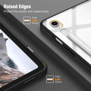 کیف اسمارت شفاف EVO تبلت Galaxy Tab S10 FE plus 9 کیف اسمارت شفاف EVO تبلت Galaxy Tab S10 FE plus