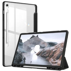 کیف اسمارت شفاف EVO تبلت Galaxy Tab S10 FE plus 2 کیف اسمارت شفاف EVO تبلت Galaxy Tab S10 FE plus