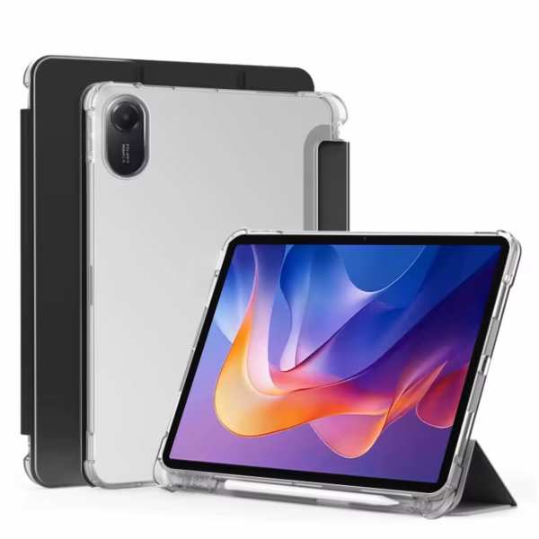کیف اسمارت شفاف تبلت Redmi pad 2 11 کیف اسمارت شفاف تبلت Redmi pad 2 11
